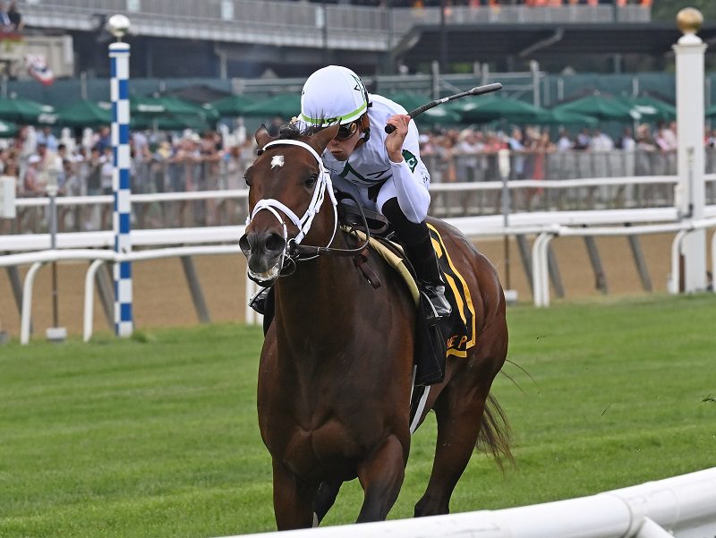 Emmanuel records his third graded win of 2023 in the Poker S. (G3) - Chelsea Durand/NYRA