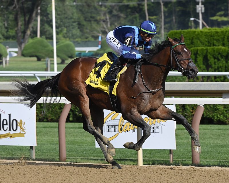 Brightwork remains undefeated in Saratoga's Spinaway S. (G1) - NYRA photo