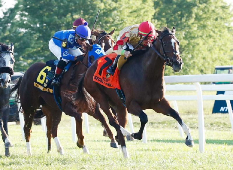 Secret Money powers to victory in the 2023 Music City S. (G3) at Kentucky Downs - Coady photography